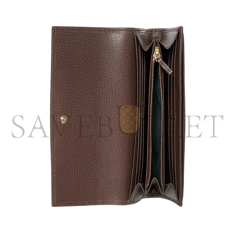 GUCCI OPHIDIA CONTINENTAL WALLET 838485 (19*10*3.5cm)